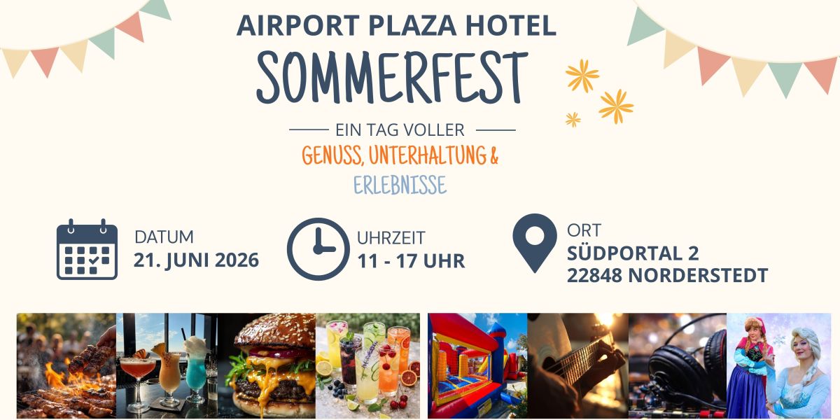 Sommerfest auf dem Flughafenplatz, 21.06.2026